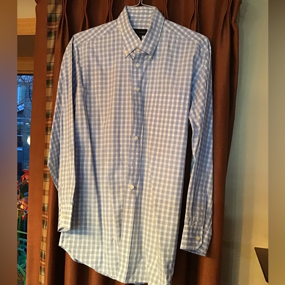 NWOT Scott Barber Long Sleeve Casual Button Down Shirt in XL